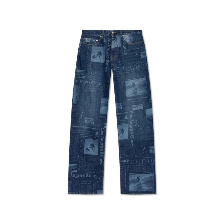 Palm Angels Patterned Jeans