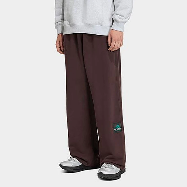 adidas Men's Originals Equipment Open Hem Sweatpants in Aurora Coffee Size: Small