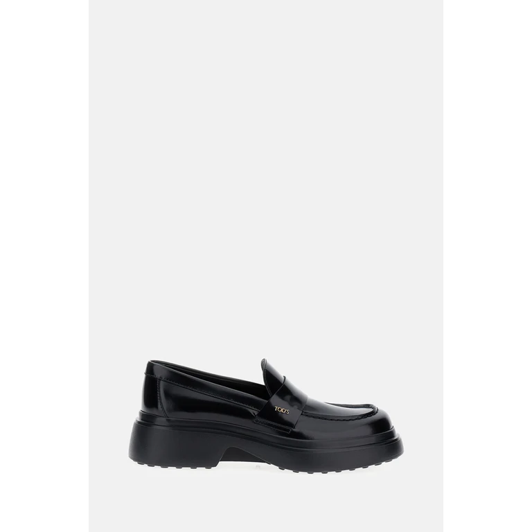 Tod's Tods Flat shoes Red Leather - Women