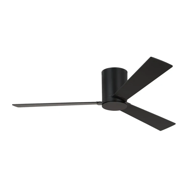 Midnight Black 52"Ceiling Fan from the Rozzen Collection