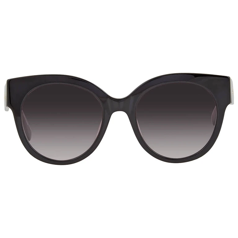 Longchamp Grey Gradient Round Ladies Sunglasses LO673S 001 53