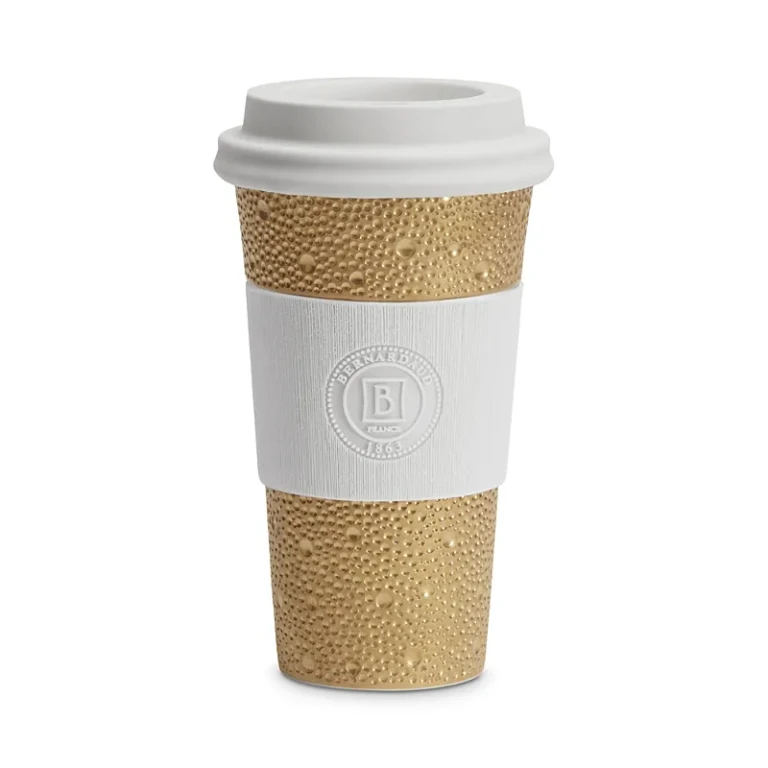 Bernardaud Ecume Gold Mug