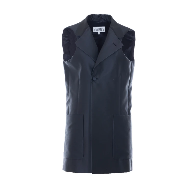 Mm6 Maison Margiela Jackets Black Polyester - Women