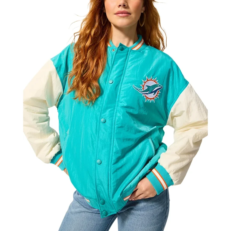 Terez Dolphins Bomber Jacket