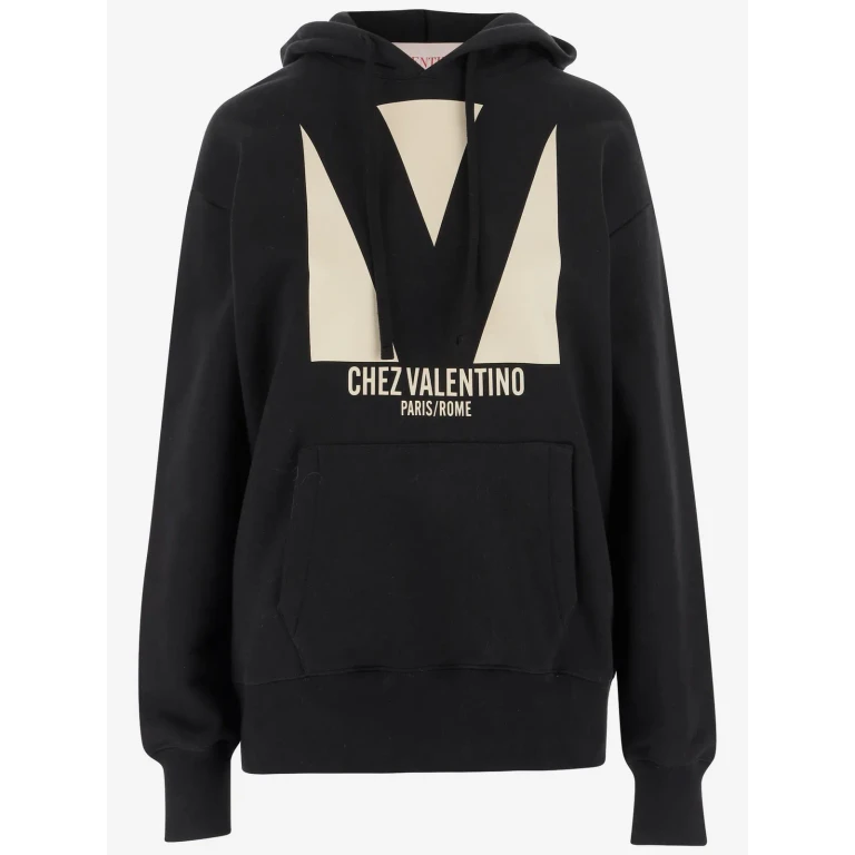 Valentino Garavani Chez Valentino Print Cotton Hoodie