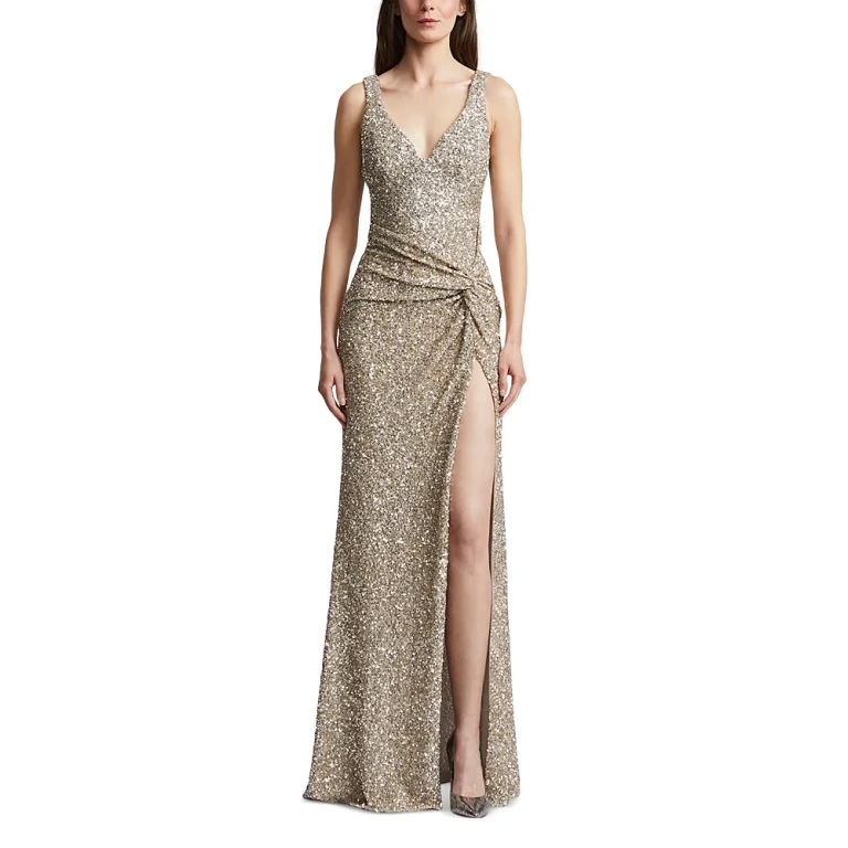 Bcbgmaxazria Goldie Sequin Gown