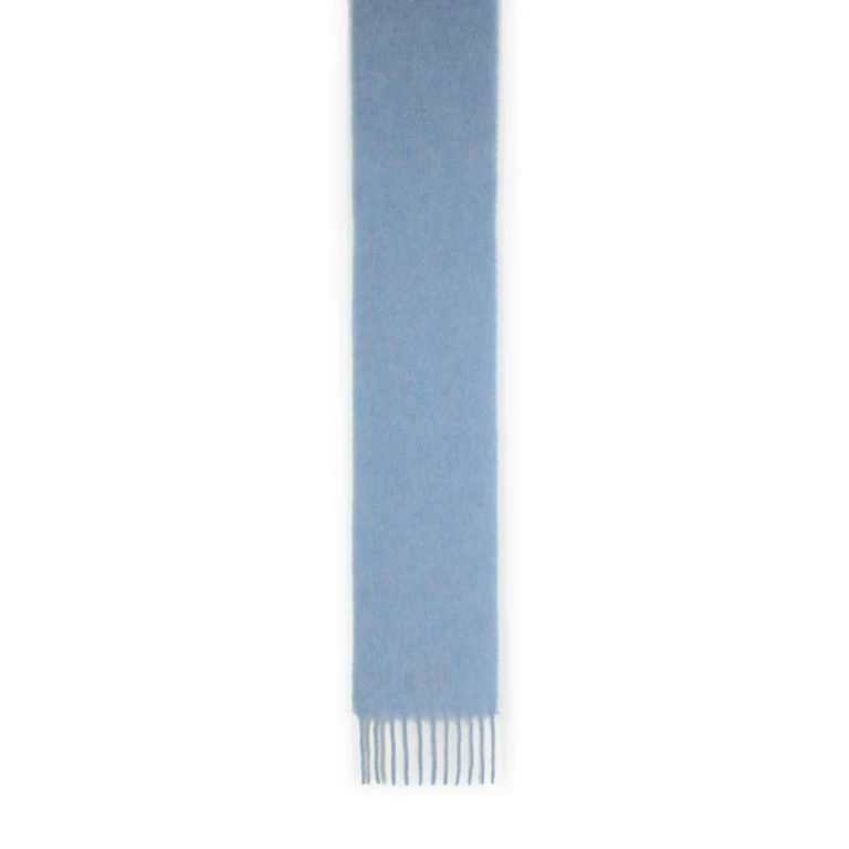 Marni Light Blue Alpaca Blend Scarf