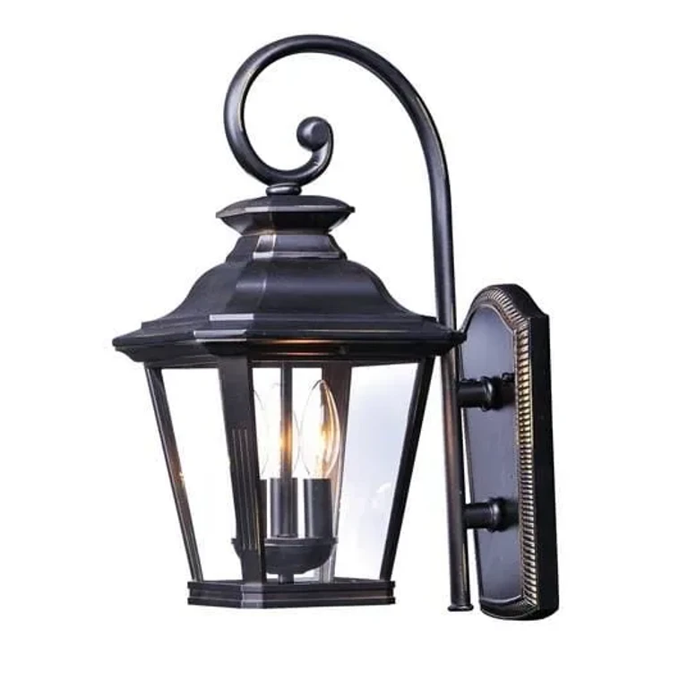 Knoxville 3-Light 3-Light Outdoor Wall Mount in Bronze