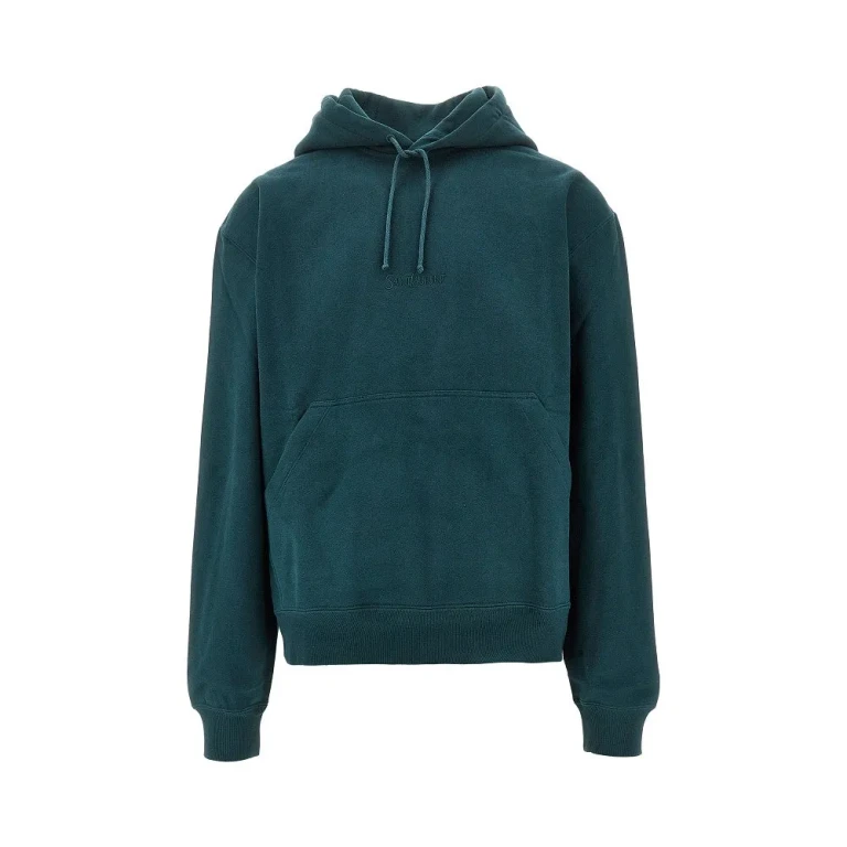 SAINT LAURENT Hoodie with logo embroidery Man S