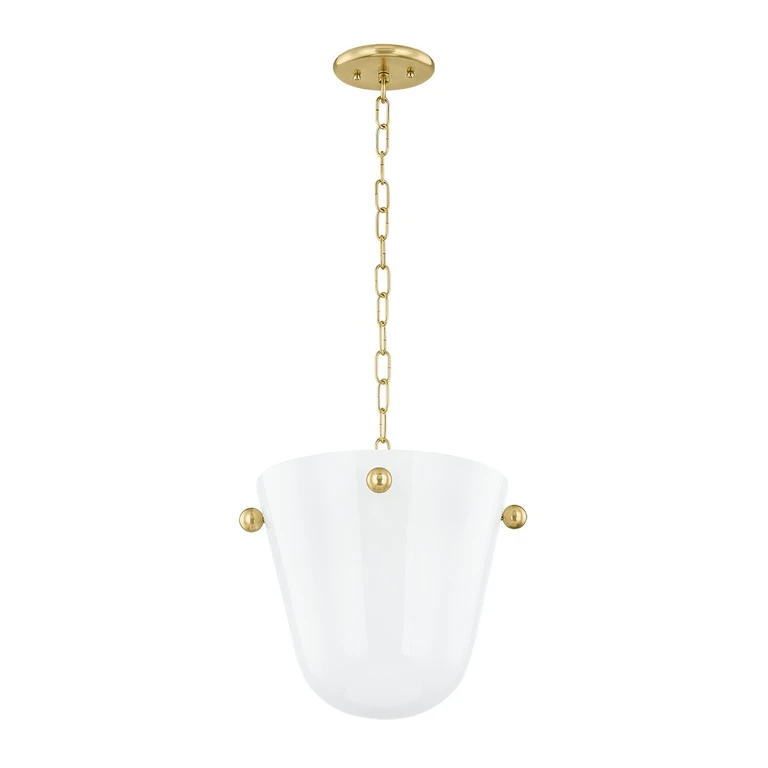 Aged Brass Pendant from the Rima Collection