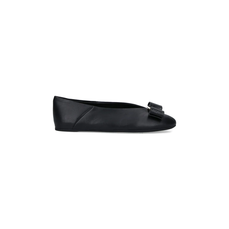 Ferragamo Flat shoes Black Upper: Lamb Leather - Women