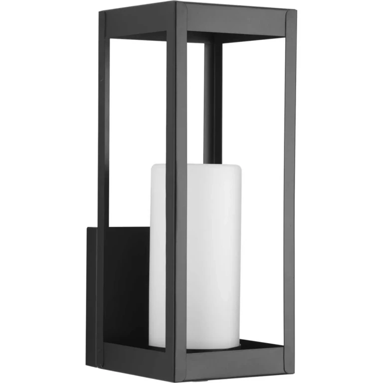 Black One Light Wall Lantern from the Patewood Collection