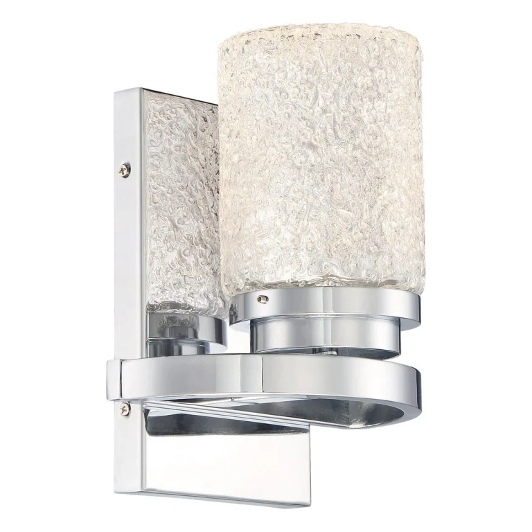 George Kovacs Brilliant Bathroom Wall Sconce in Chrome