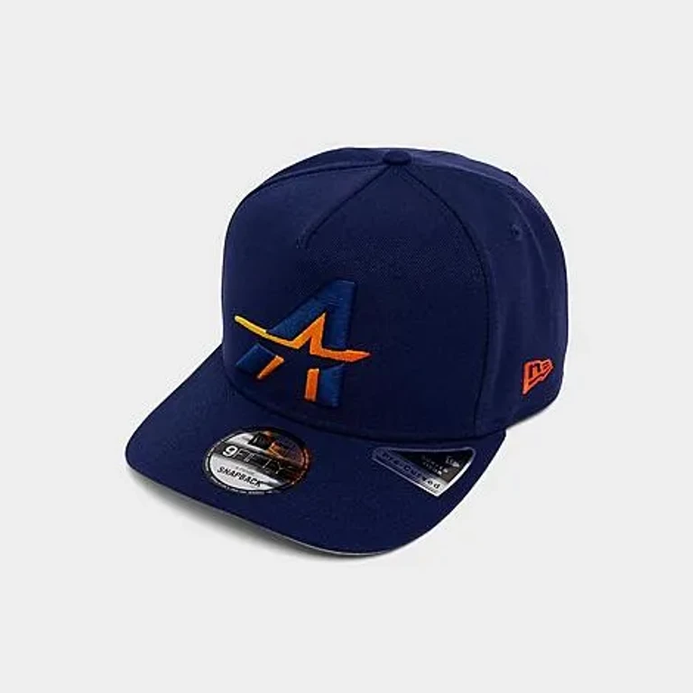 New Era Houston Astros MLB Local Play 9FIFTY A-Frame Snapback Hat in Navy