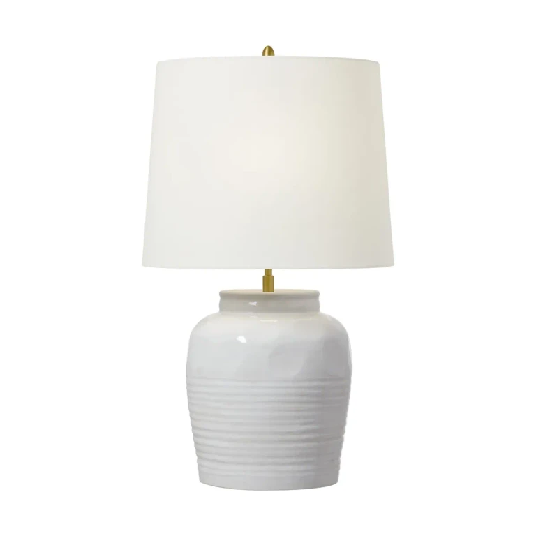 Natural White Table Lamp from the Selena Collection