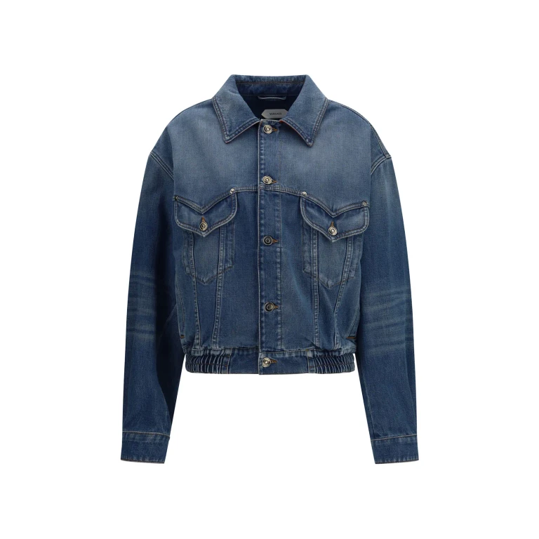 Versace Cotton Denim Blouson
