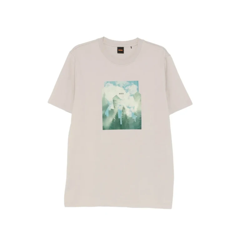 Boss Graphic-print Short-sleeve T-shirt