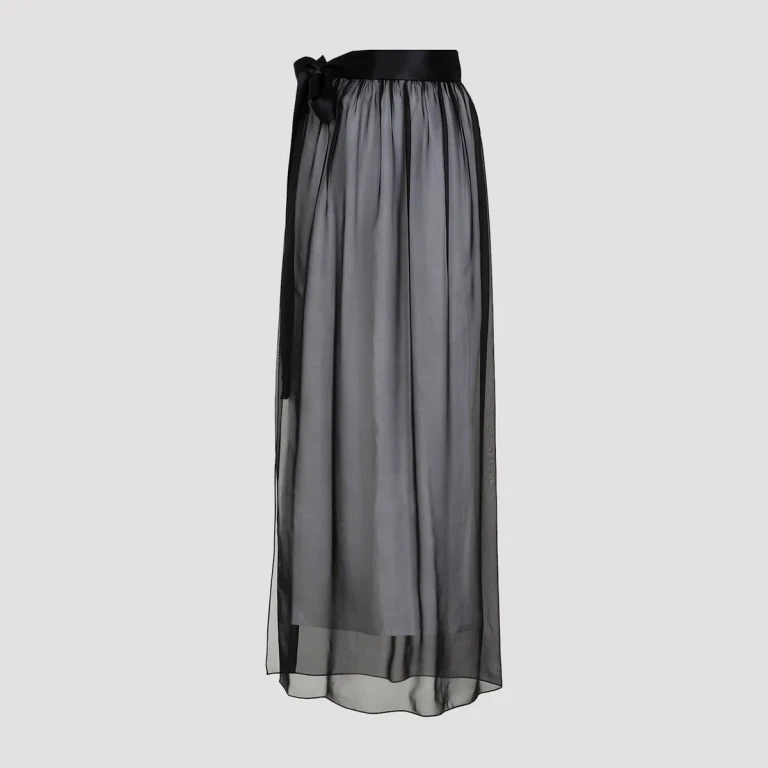 Dolce & Gabbana Silk Long Skirt