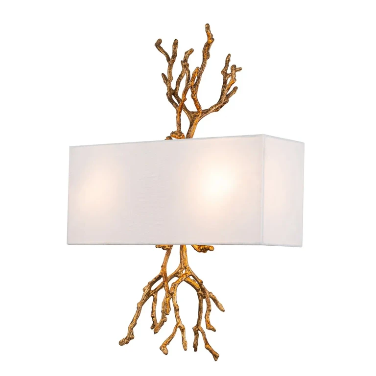 Gold Wall Sconce from the Coral Collection