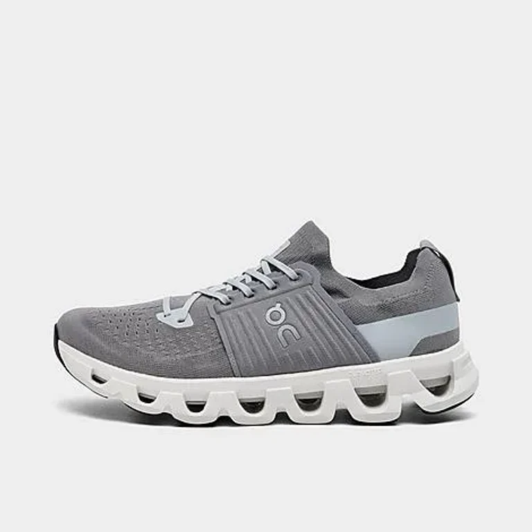 On Men's Cloudswift 4 Running Shoes in Alloy/Glacier Size: 7.5