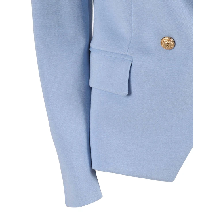 Balmain KNIT JACKET Light Blue