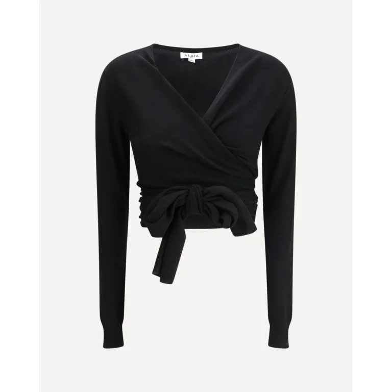 ALAÏA Wrap Top Female 40