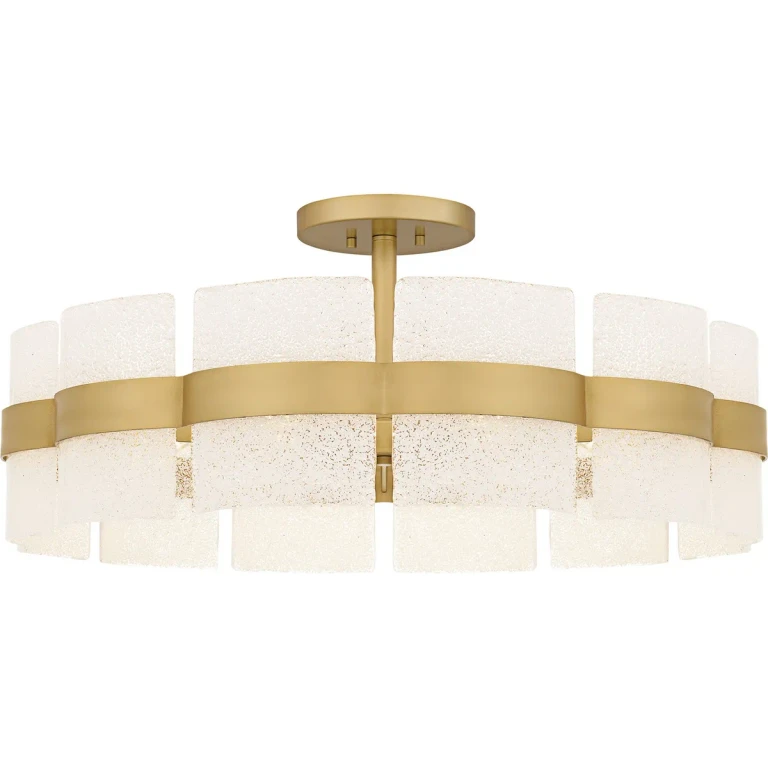 Soft Gold Semi-Flush Mount from the Sweeney Collection