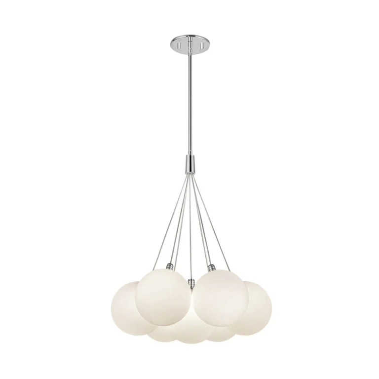 Opal Glass LED Chandelier from the Bolla Collection