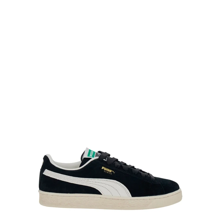 Puma Sneakers suede Charles Black With Leather Details