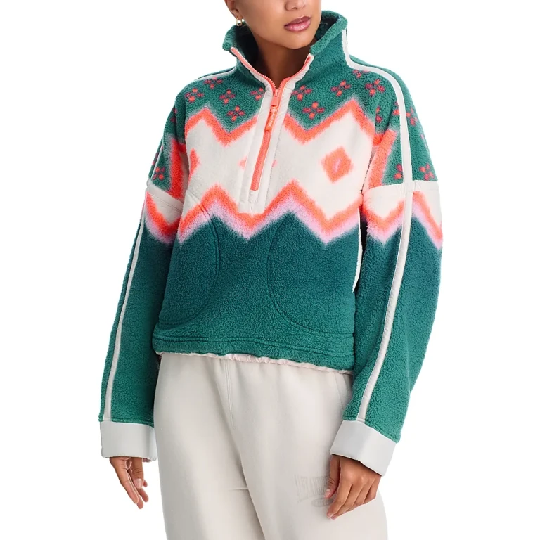 Free People Fp Movement Printed Mountain High Fleece