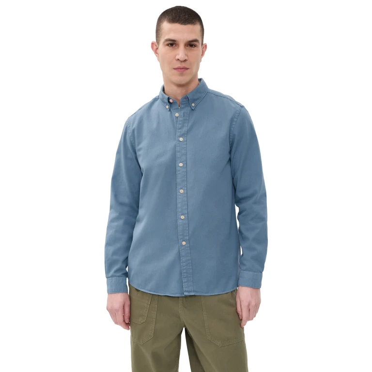 PS Paul Smith Long Sleeve Regular Fit Shirt Green-Blue XL