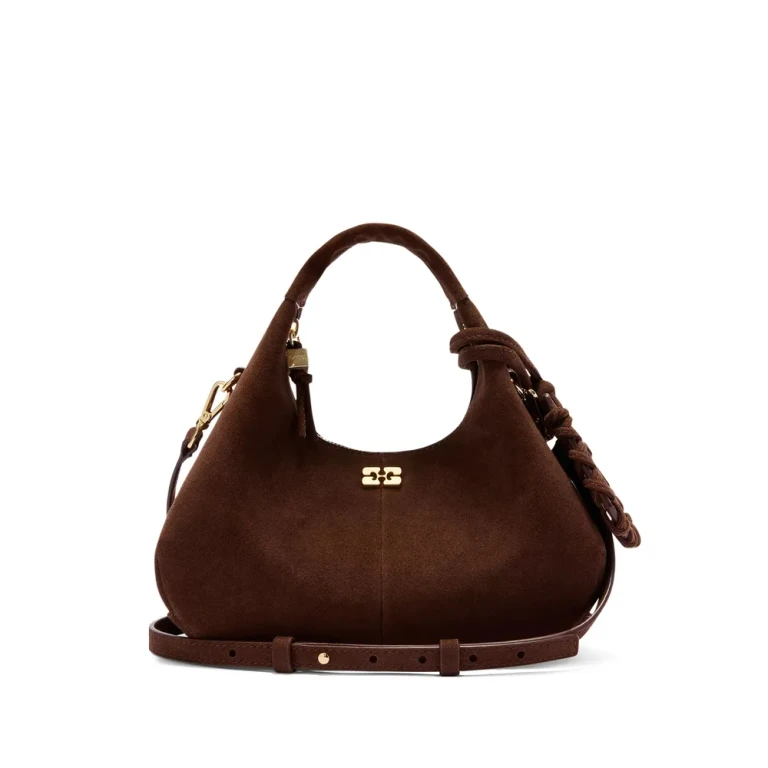 Ganni Mini Zipped Tote Bag