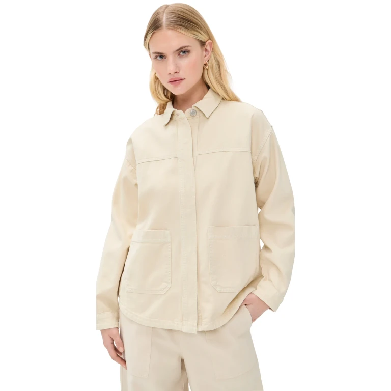 Z Supply Bay Breeze Jacket Parchment L