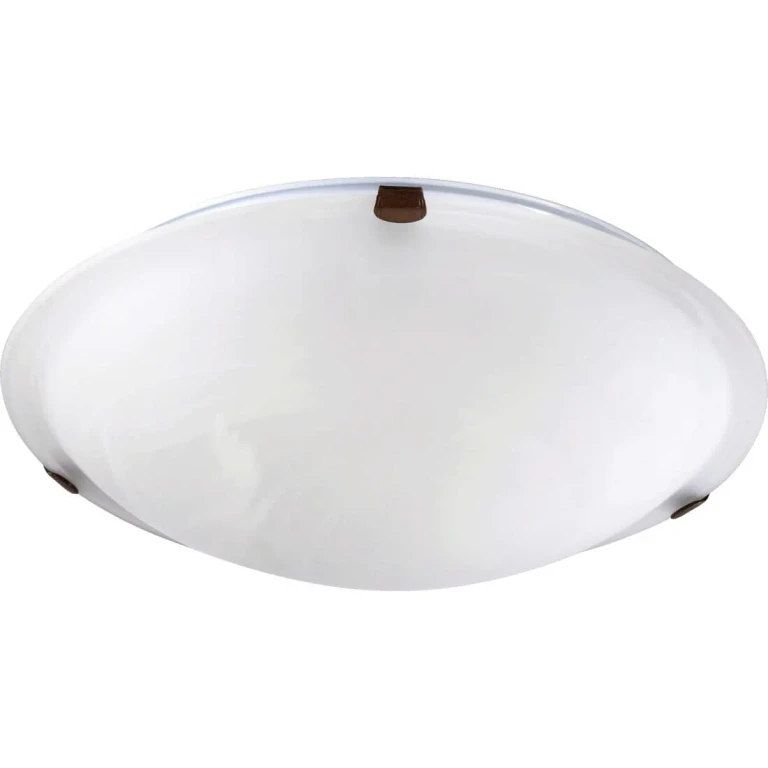 Quorum Quorum Home 3-Light 16" Ceiling Light in Oiled Bronze