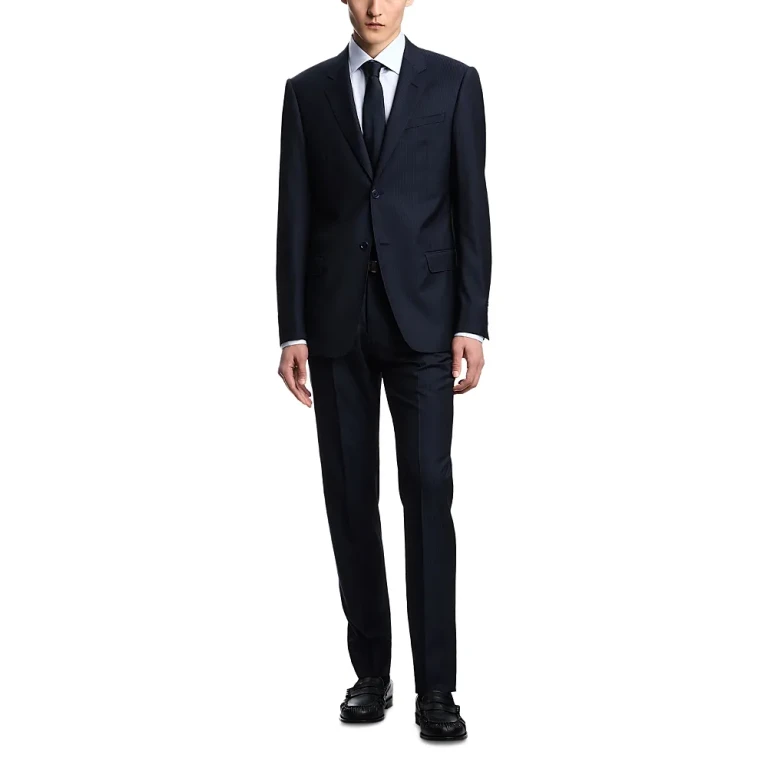 Emporio Armani Slim Fit Micro Pinstripe Suit