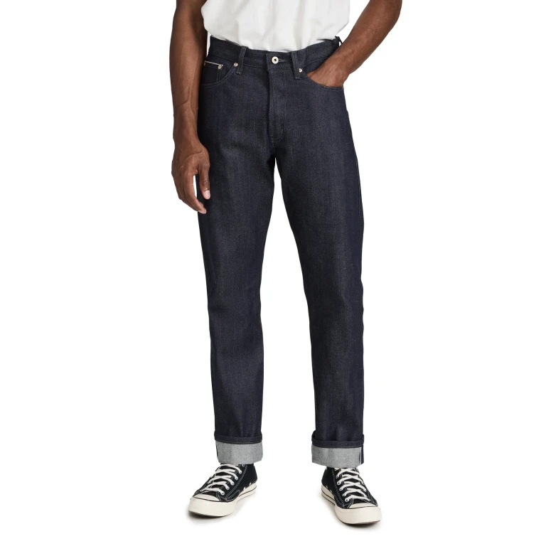 Naked & Famous Denim True Guy Indigo Selvedge Jeans Indigo 34