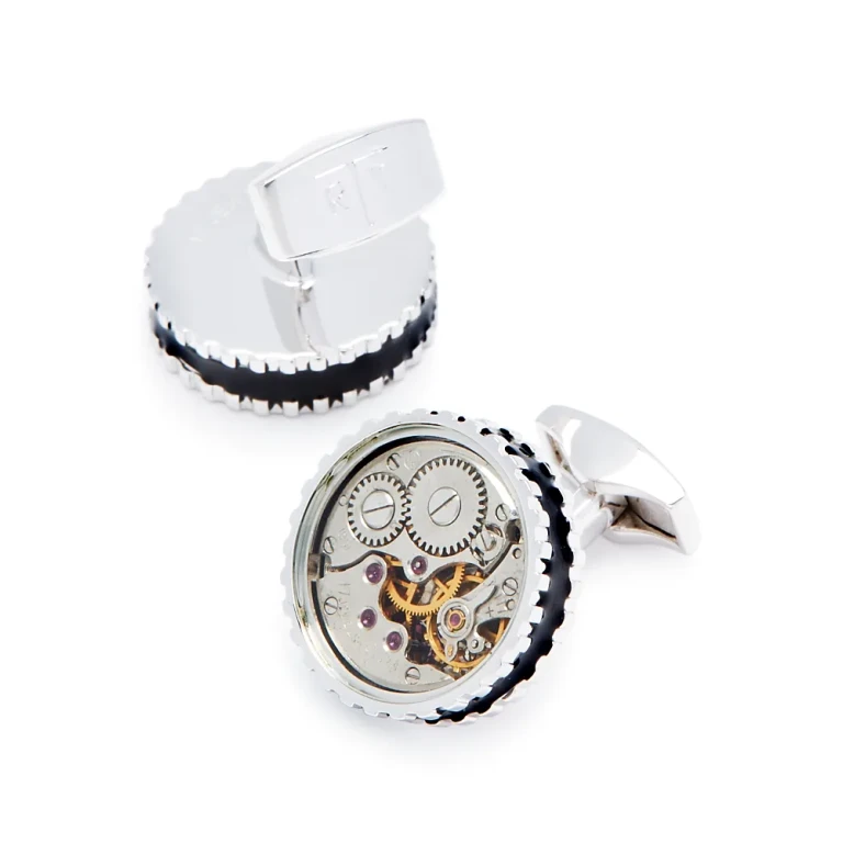 Tateossian Skeleton Gear Cufflinks