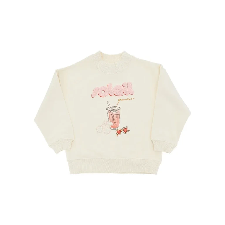 BONPOINT 'Lika' embroidered crewneck sweatshirt Kids 4Y