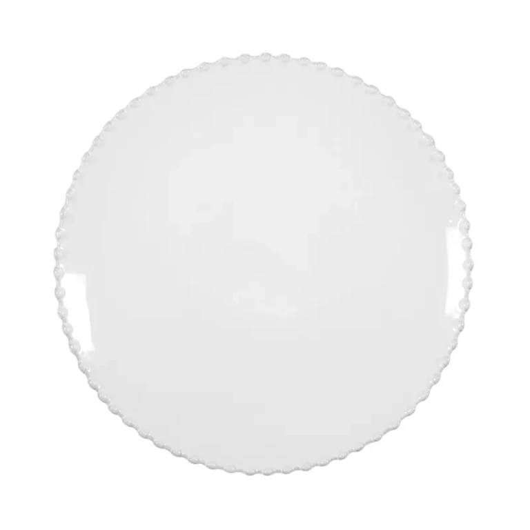 Costa Nova White Pearl Dinner Plate