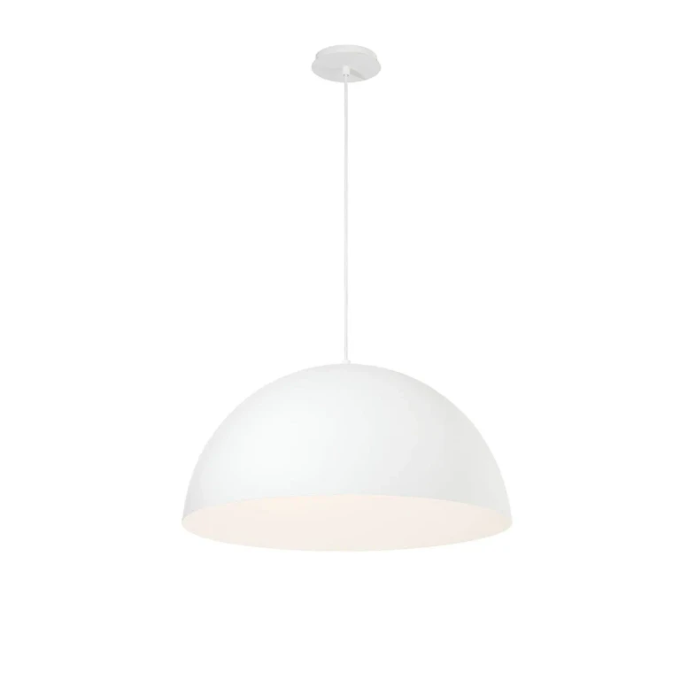White White One Light Pendant from the Laverton Collection