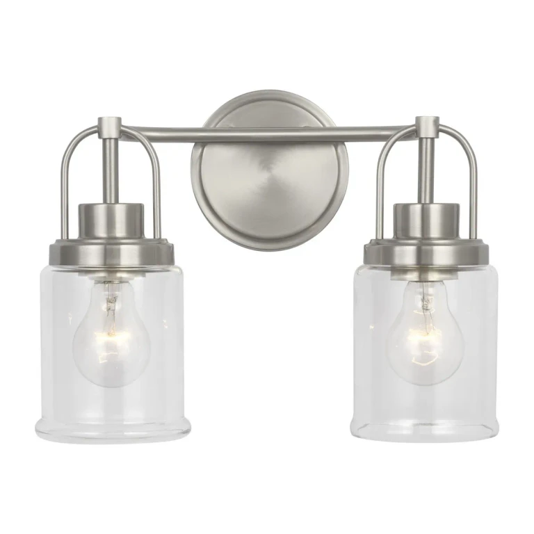 Brushed Nickel Bathroom Vanity Light from the Anders Collection