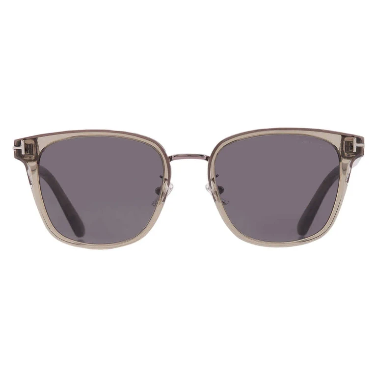Tom Ford Smoke Square Sunglasses FT1248-K 96A 55