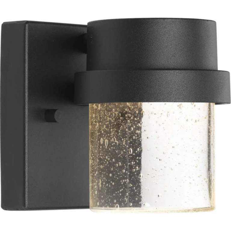 Black LED Wall Lantern from the Z-1060 Led Collection