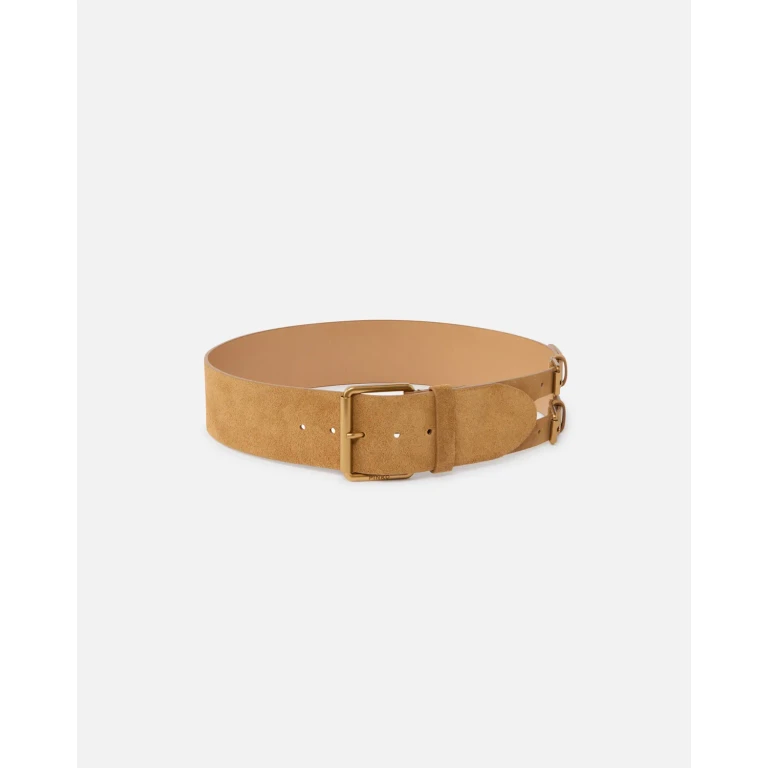 Pinko Cinturón de cuero con correas de 6 cm