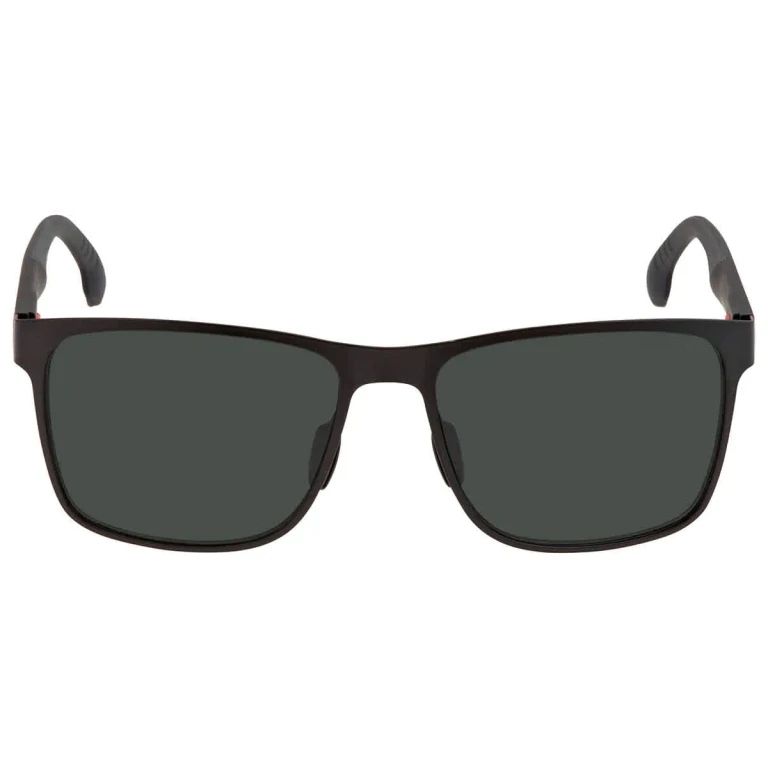 Carrera Green Rectangular Mens Sunglasses CARRERA 8026/S 0003/QT 57