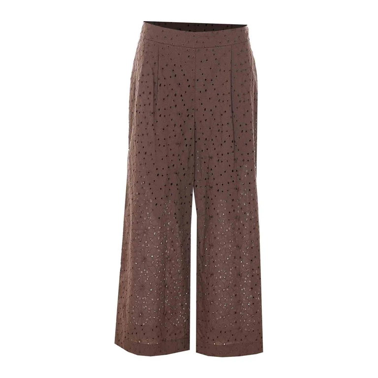 Twinset Jean Évasé - Marron