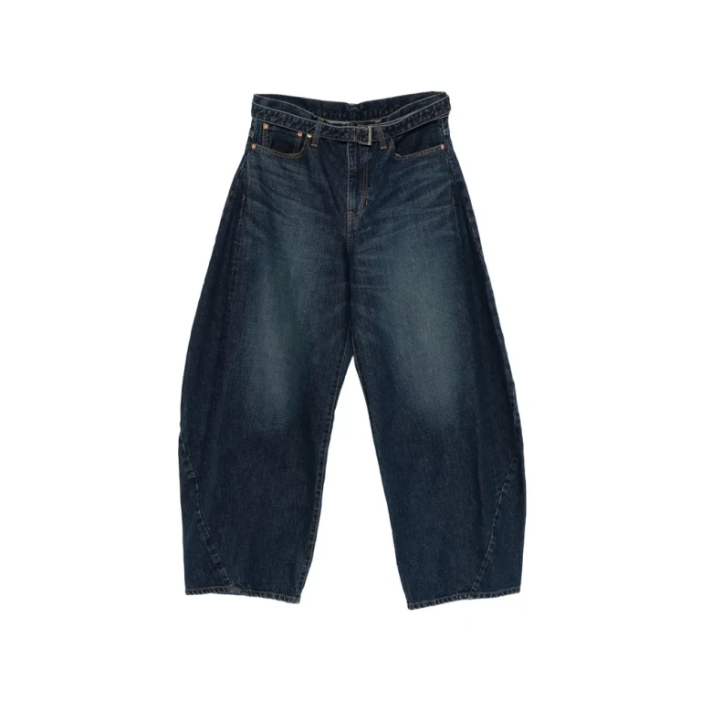 Vaqueros con cinturón Sacai