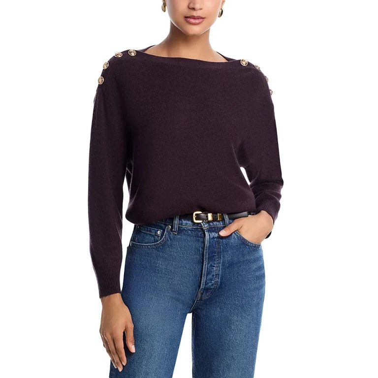 Cashmere Boat Neck Sweater - Exclusive