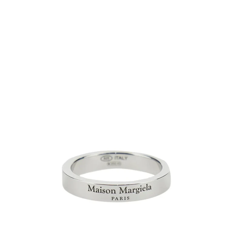 MAISON MARGIELA Engraved logo ring Man VII