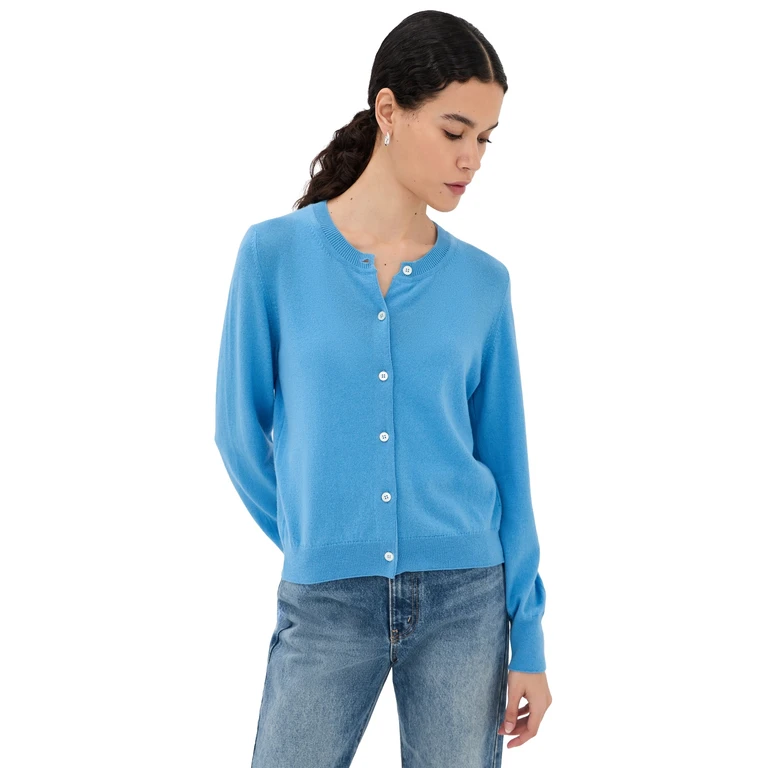&Daughter Enya Cashmere Cardigan Blue L